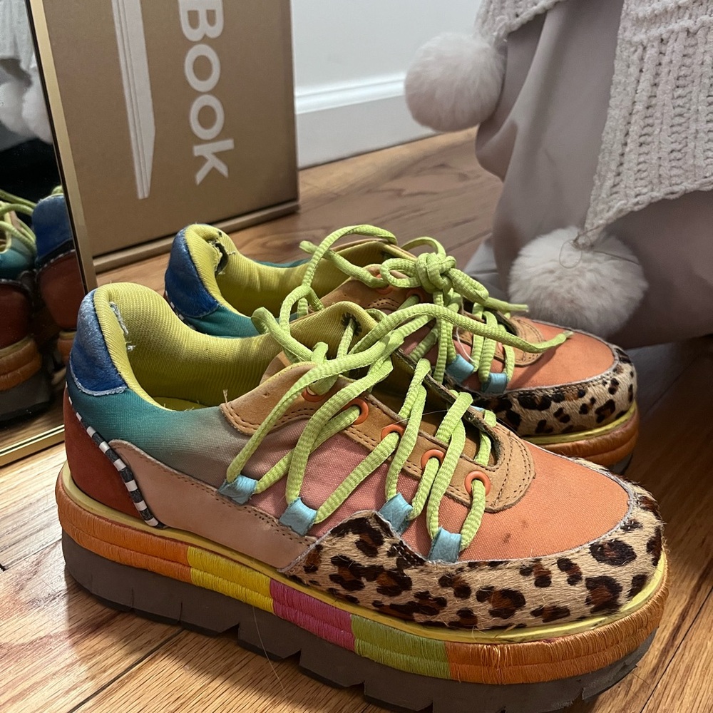 Colorful FARMRIO Animal Print Sneakers